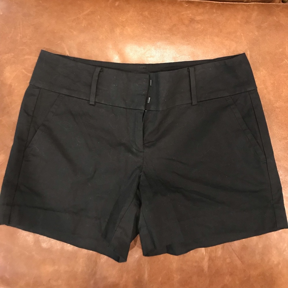 Ann Taylor black city shorts